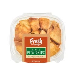 Fresh from Meijer Pita Chips Garlic 8 oz