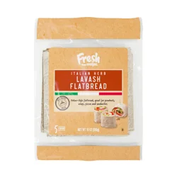 Fresh from Meijer Italian Herb Lavash Flatbread, 10 oz.