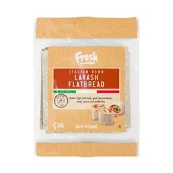 Fresh from Meijer Italian Herb Lavash Flatbread, 10 oz.