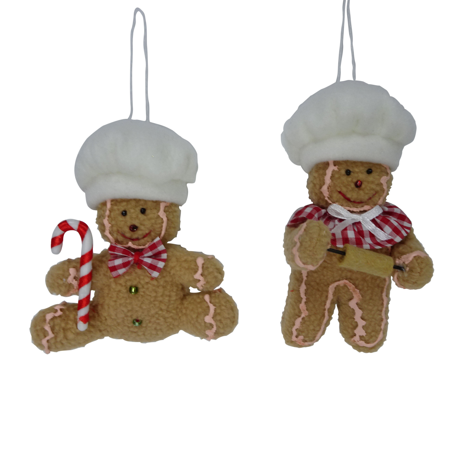 slide 1 of 1, December Home Ornament Gingerbread 3.5-4.5 Inch 2 Ast, 3.5 ct; 4.5 in
