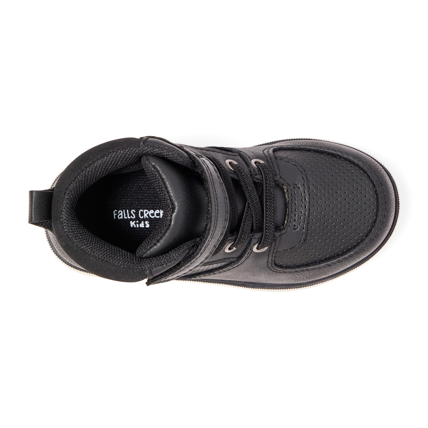 slide 6 of 6, Falls Creek Kids FC Kids Casual Emmett, Black, 9, Tod Boy, 1 ct