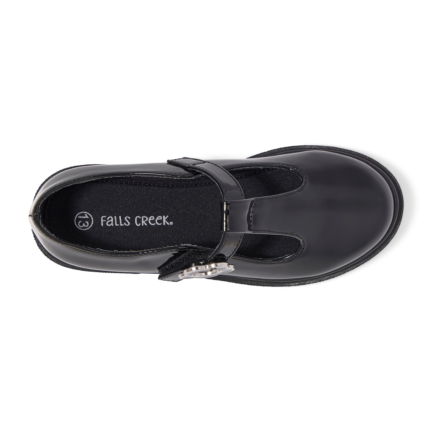 slide 6 of 6, Falls Creek Fall Creek Casual Elise, Black, 12, Girl, 1 ct