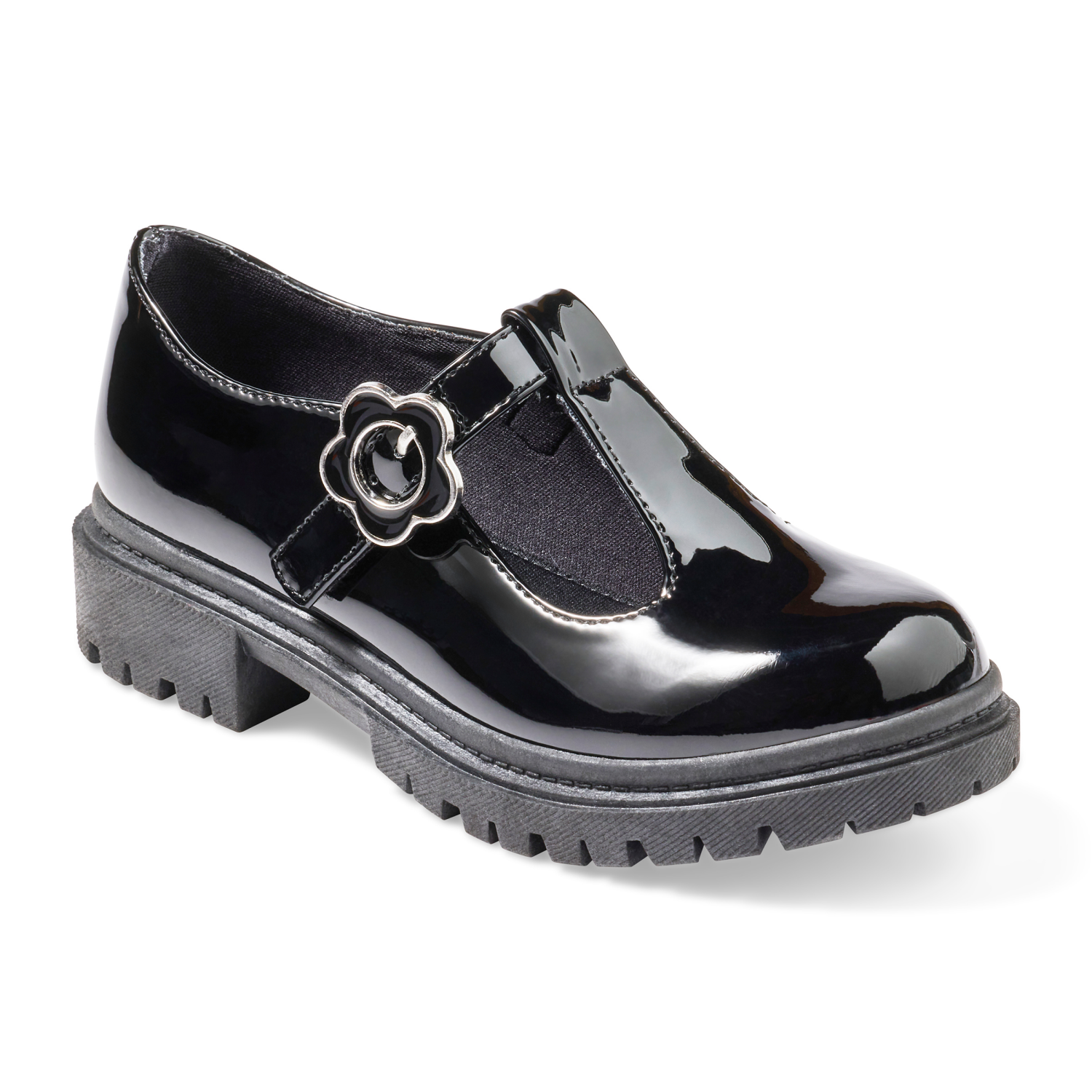 slide 1 of 6, Falls Creek Fall Creek Casual Elise, Black, 12, Girl, 1 ct