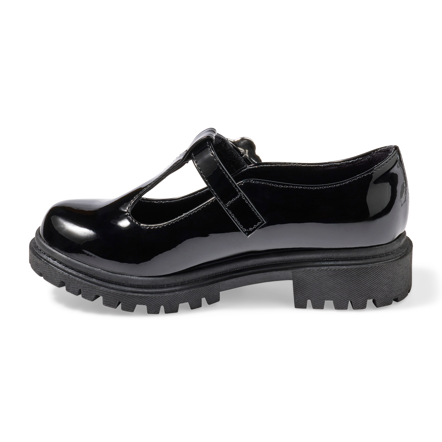 slide 4 of 6, Falls Creek Fall Creek Casual Elise, Black, 2, Girl, 1 ct