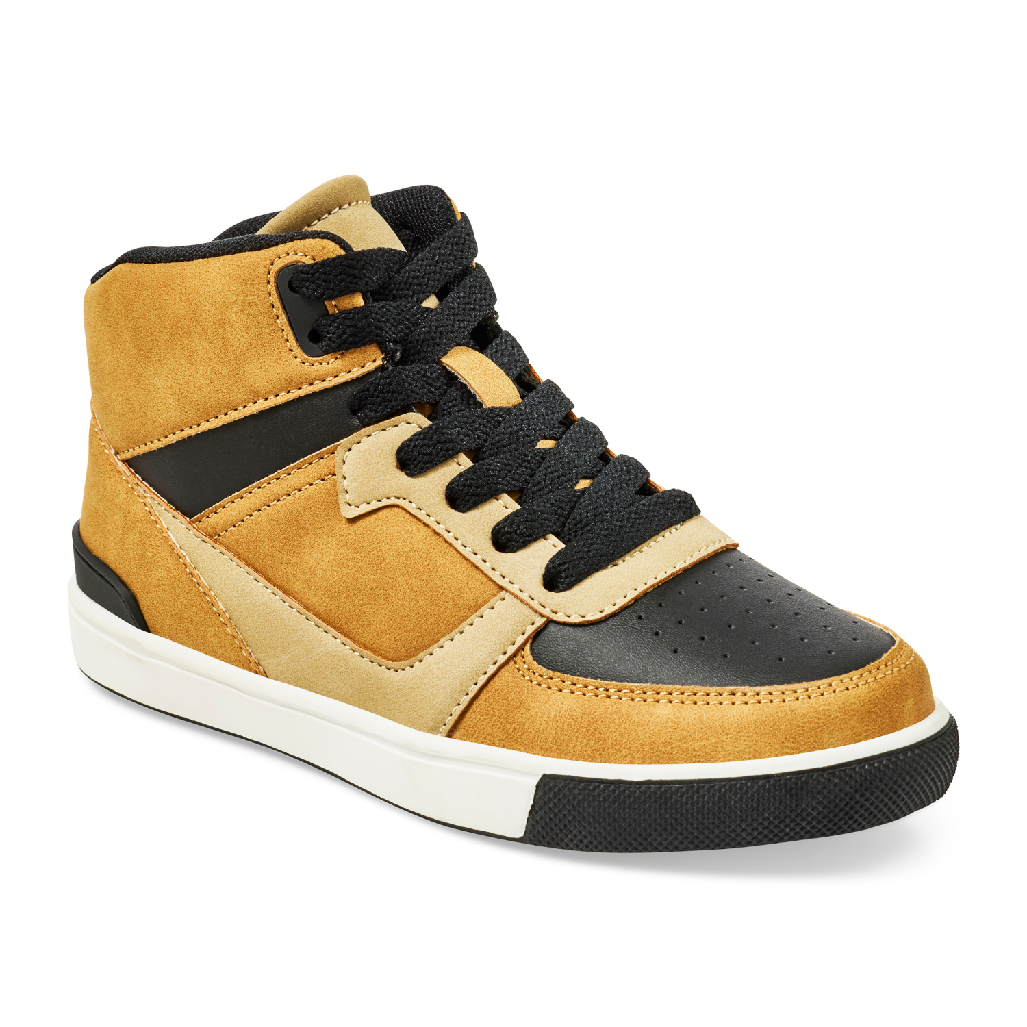 slide 1 of 6, Falls Creek Boys' Hardin Y Casual Shoe, Tan Multi, Size 1, 1 ct