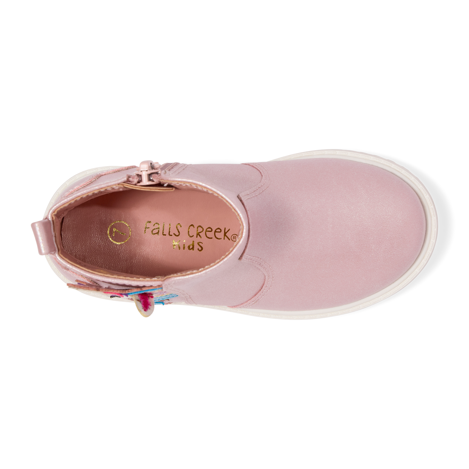 slide 6 of 6, Falls Creek Kids Toddler Girls' Gebby R Fashion Boot, Pink, Size 6, 1 ct