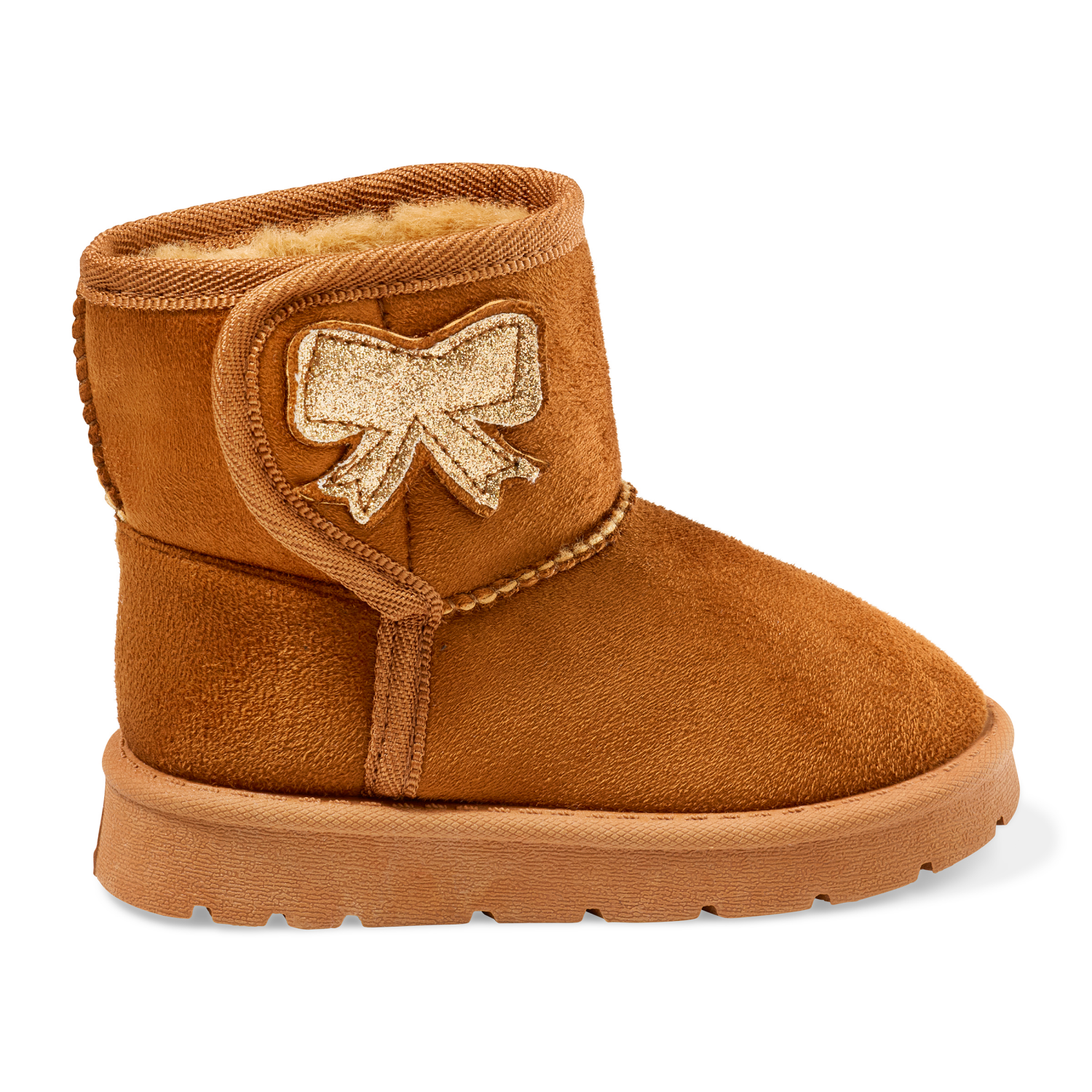 slide 5 of 6, Falls Creek Kids Toddler Girls' Sparklie R Fashion Boot, Cognac, Size 10, 1 ct