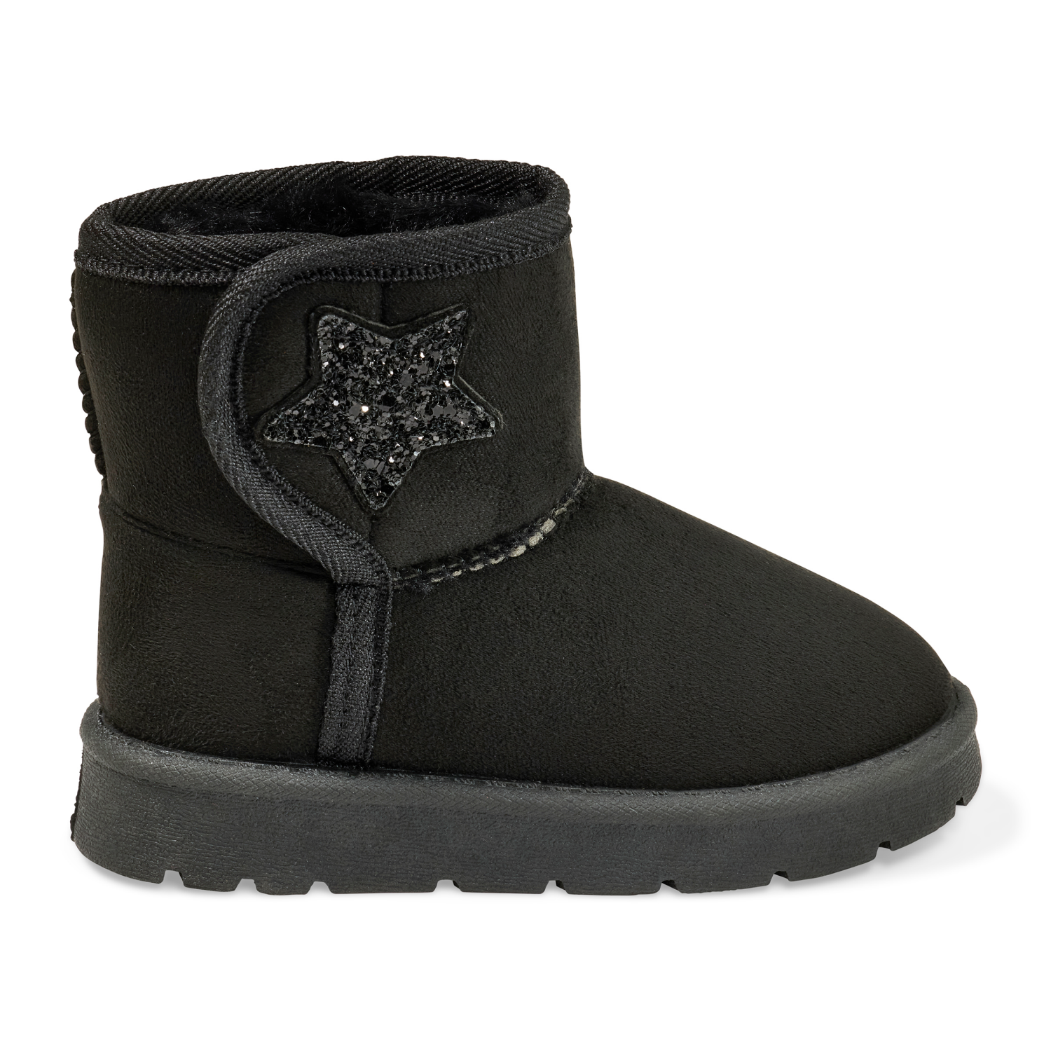 slide 5 of 6, Falls Creek Kids Toddler Girls' Sparklie R Fashion Boot, Black, Size 8, 1 ct