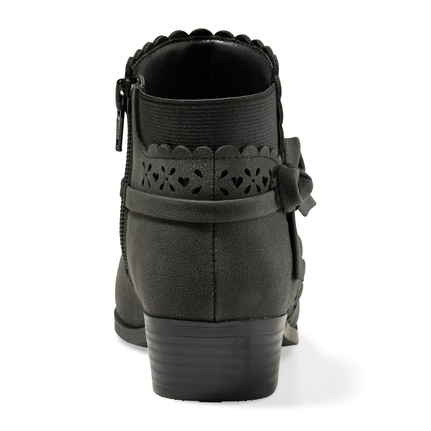 slide 2 of 6, Falls Creek Girls' Bara S Fashion Boot, Black, Size 1, 1 ct