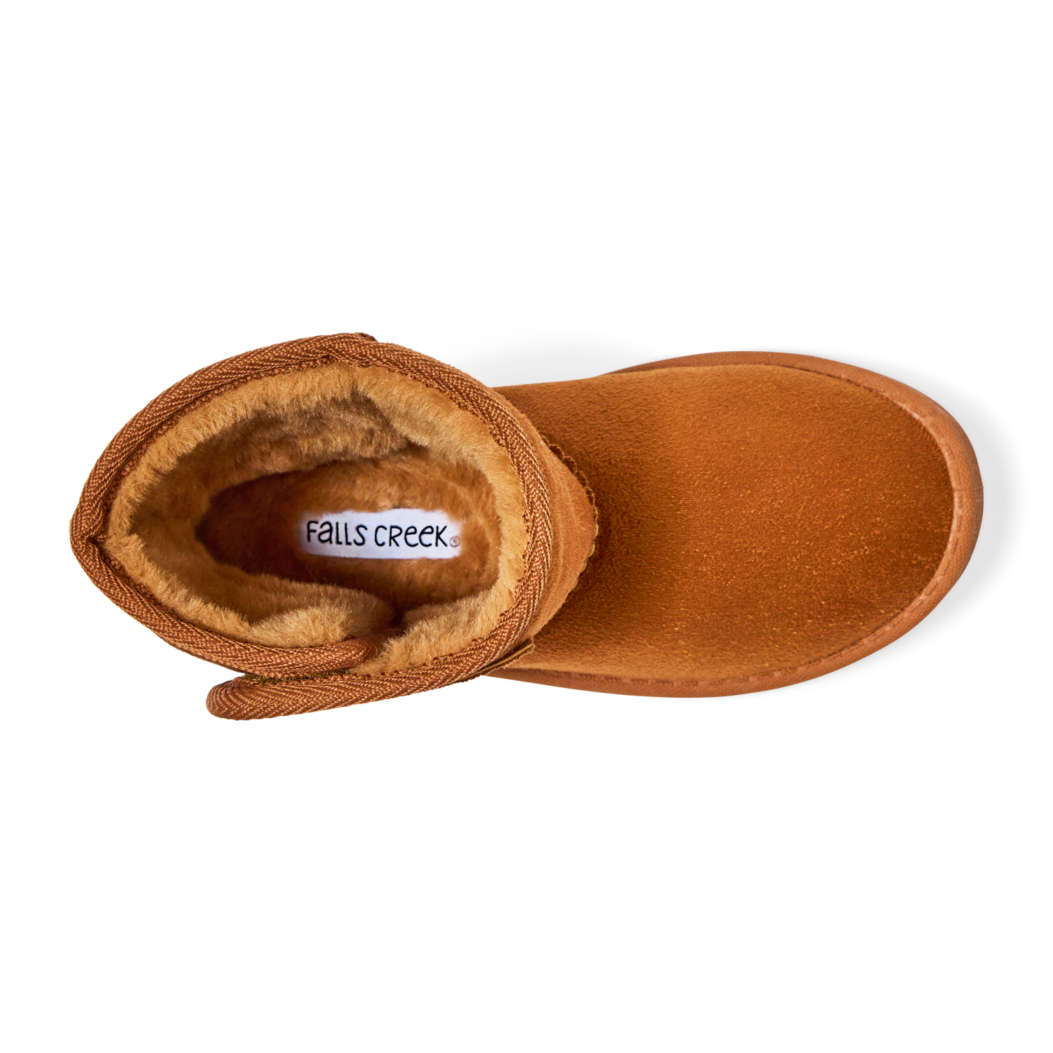 slide 6 of 6, Falls Creek Girls' Sparklie S Fashion Boot, Cognac, Size 2, 1 ct