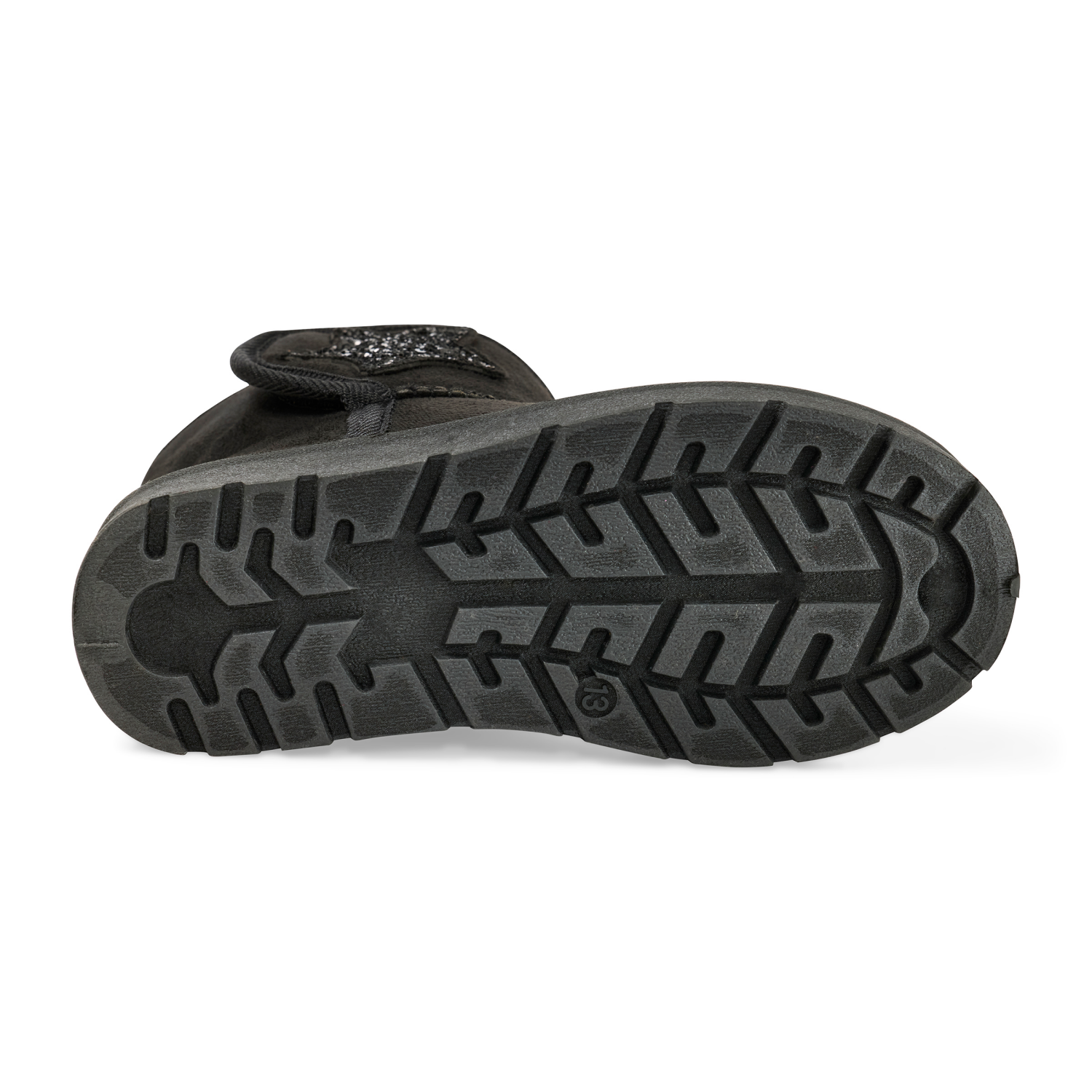 slide 3 of 6, Falls Creek Girls' Sparklie S Fashion Boot, Black, Size 12, 1 ct