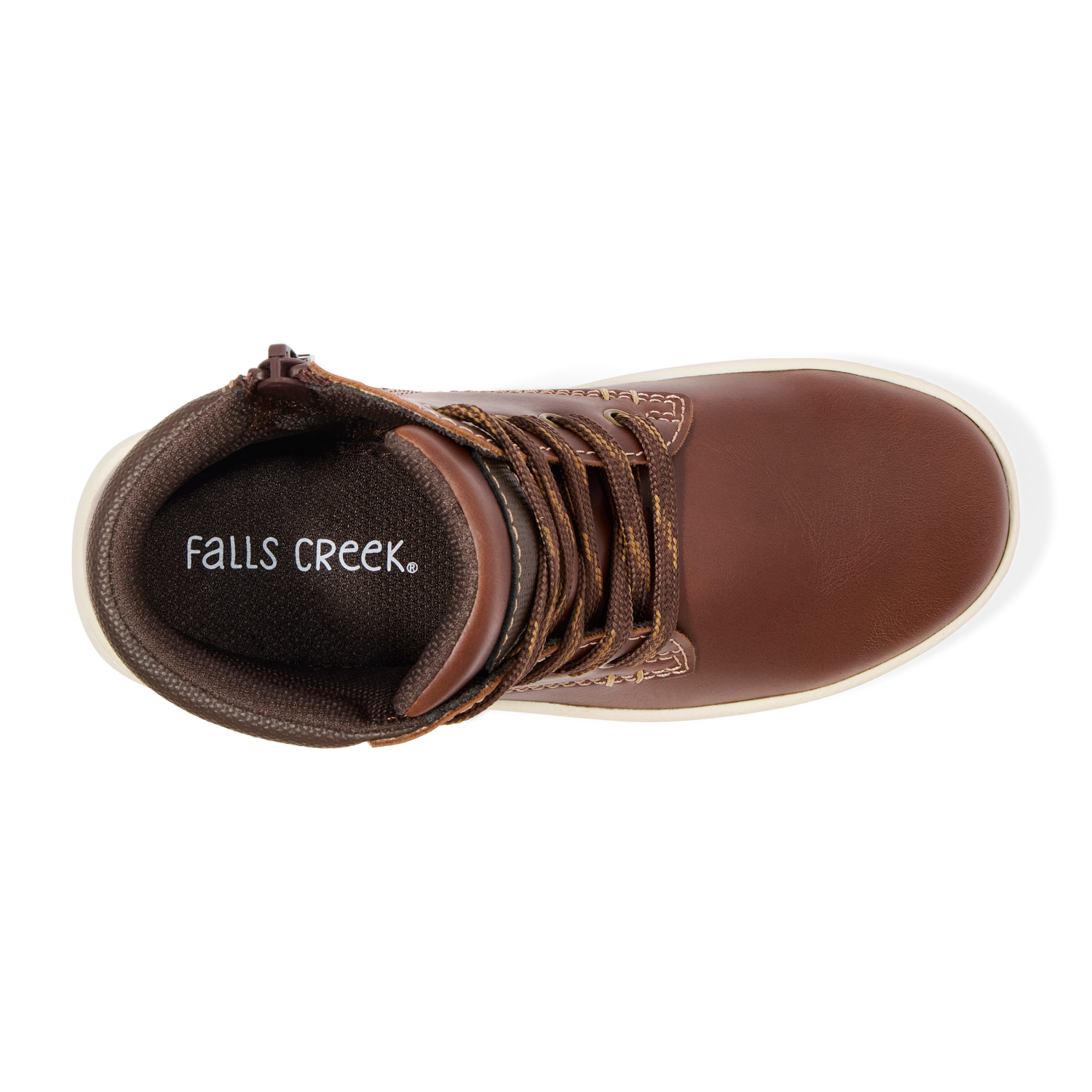 slide 6 of 6, Falls Creek Boys Alder Hiker Boot, Brown, Size 2, 1 ct