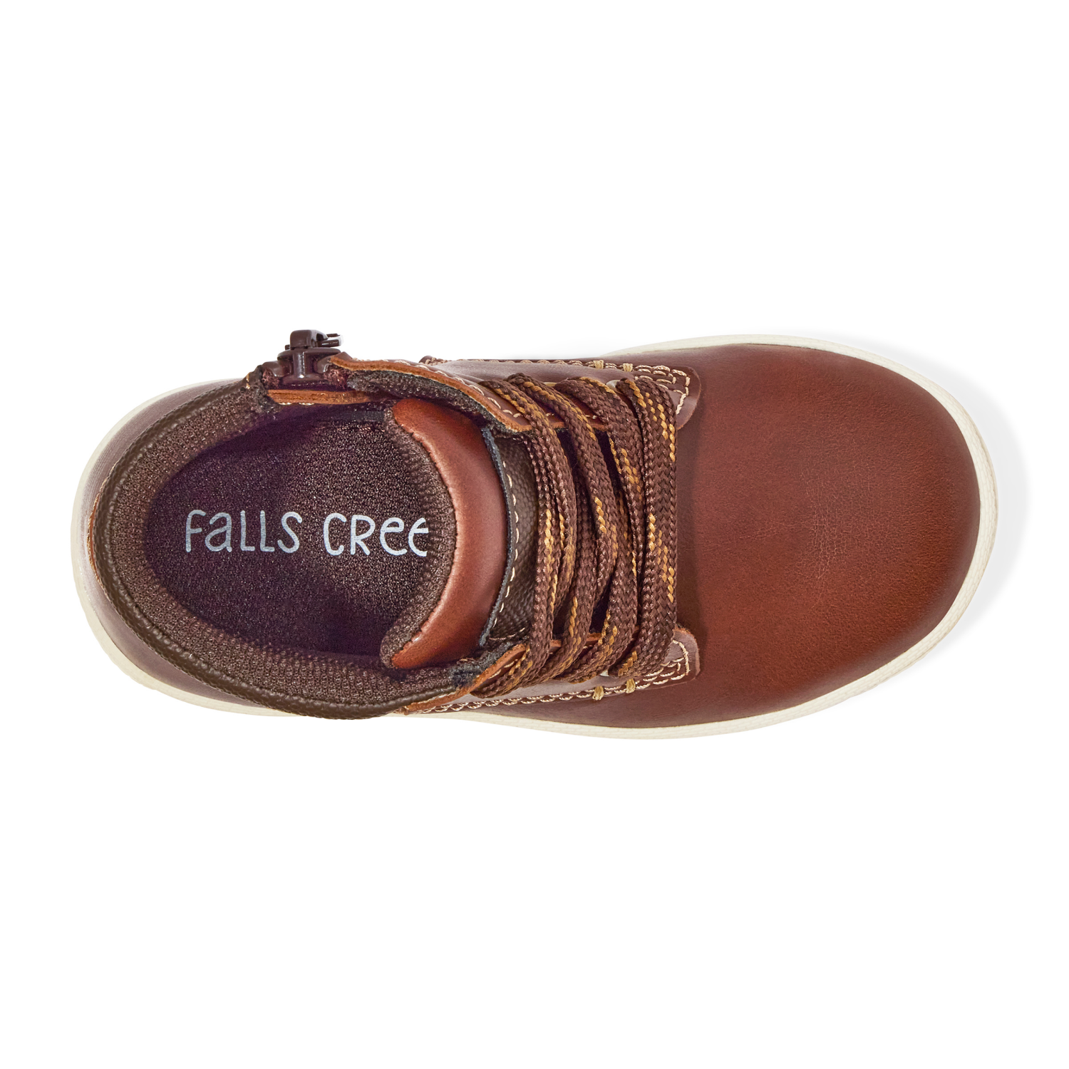 slide 6 of 6, Falls Creek Kids Falls Creek Tod Boy Ash Hiker Boot, Brown, Size 8, 1 ct