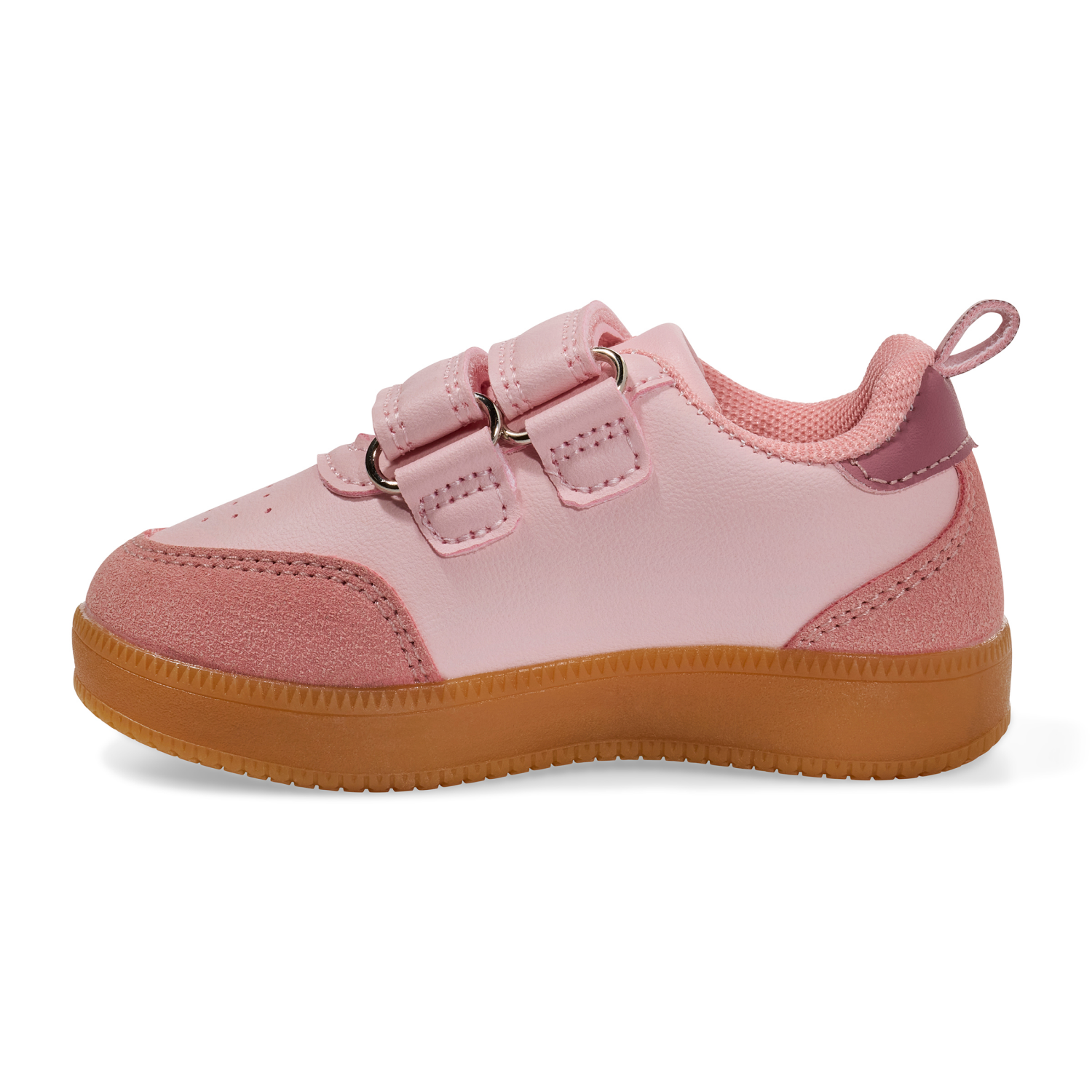 slide 4 of 6, Lullaby Lane Girl Strap Sneaker, Pink, Size 6, Size 6