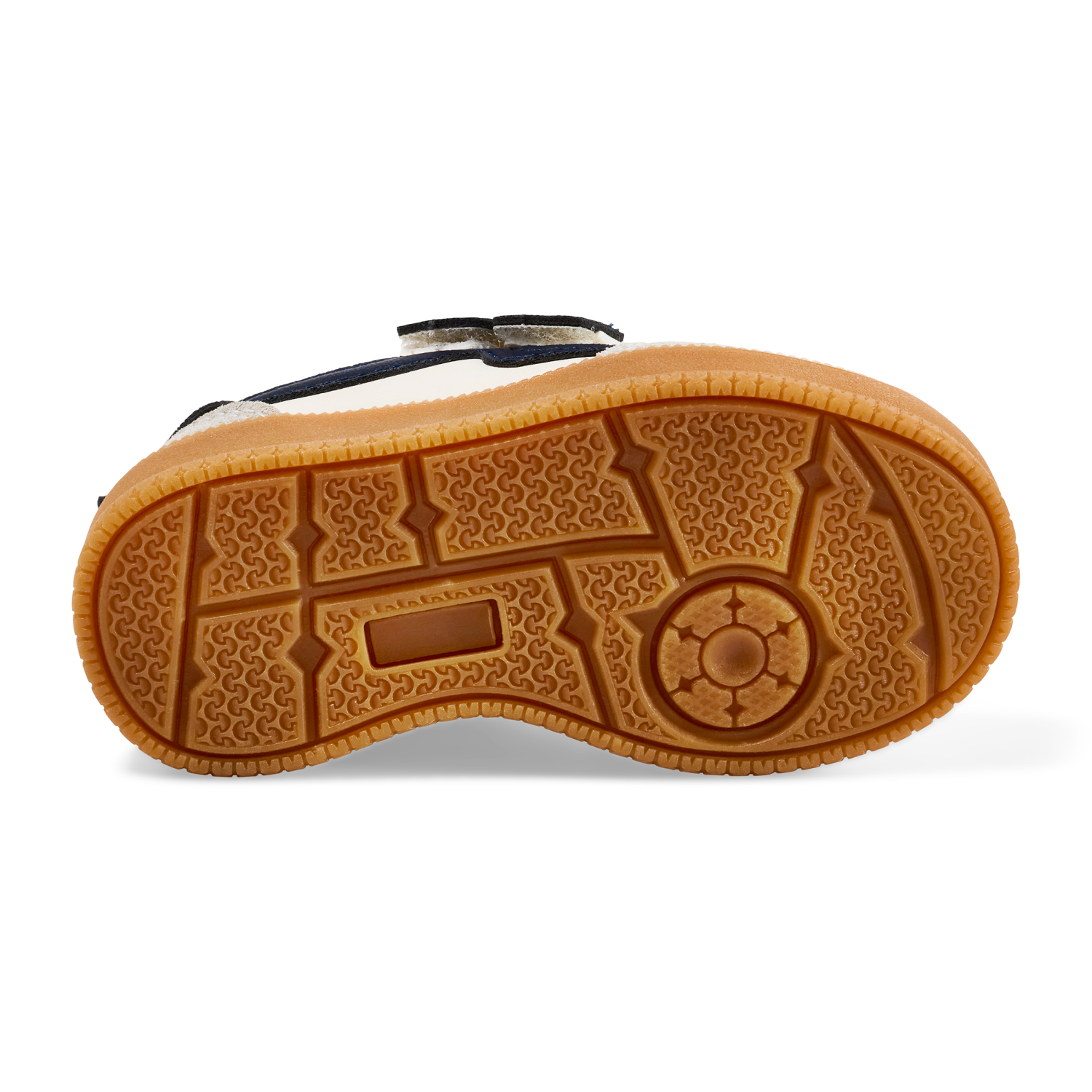 slide 3 of 6, Lullaby Lane Boy Strap Sneaker, White, Size 3, Size 3