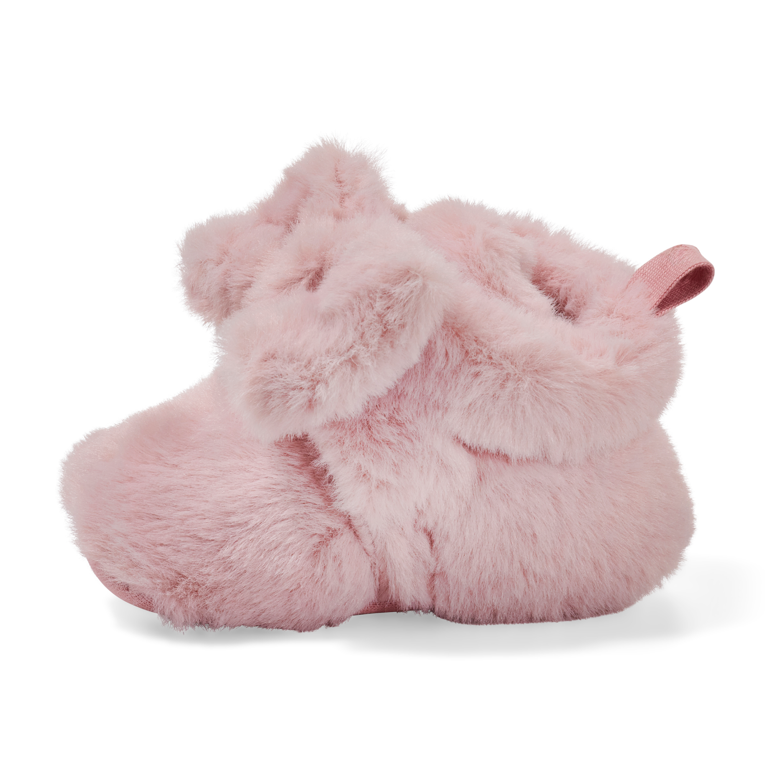 slide 4 of 6, Lullaby Lane Girl Bow Bootie, Pink, Size 4, Size 4