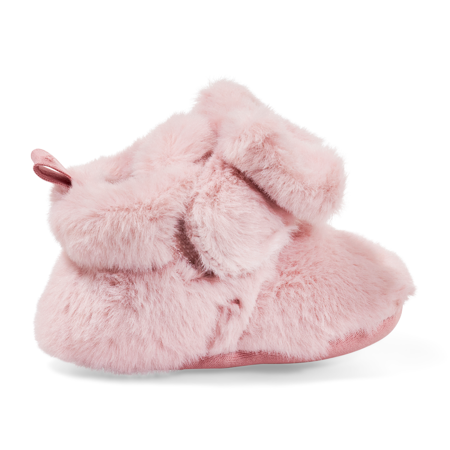 slide 5 of 6, Lullaby Lane Girl Bow Bootie, Pink, Size 4, Size 4