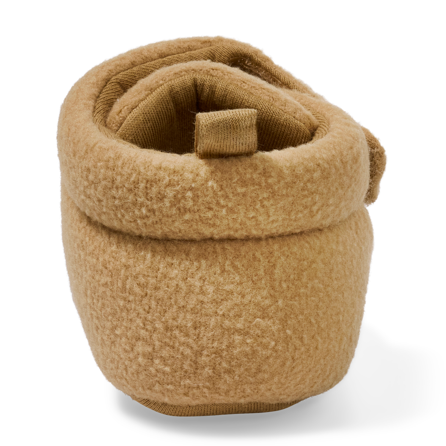 slide 2 of 6, Lullaby Lane Sherpa Bootie, Tan, Size 3, Size 3