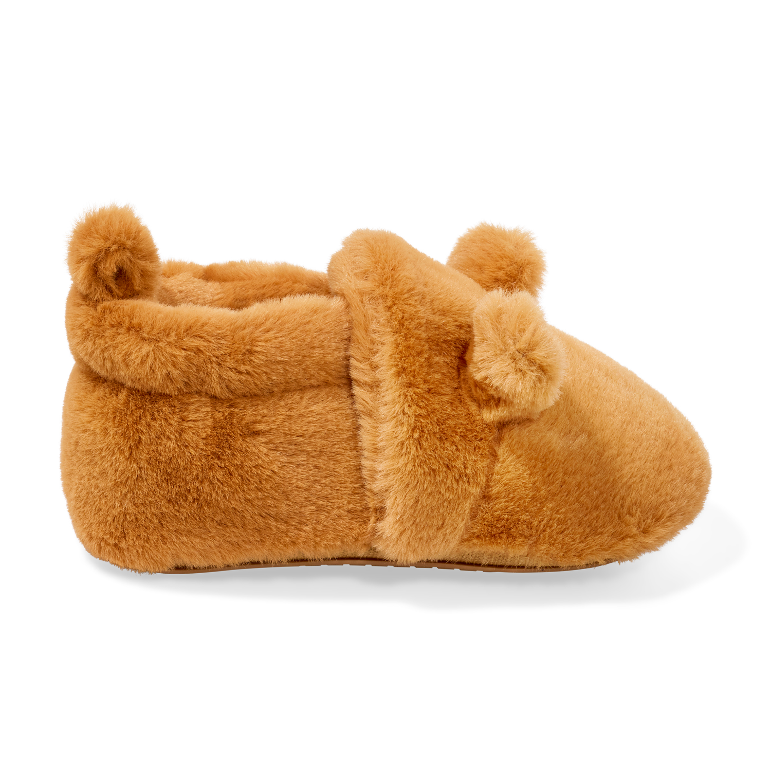 slide 5 of 6, Lullaby Lane Ears Bootie, Brown, Size 3, Size 3