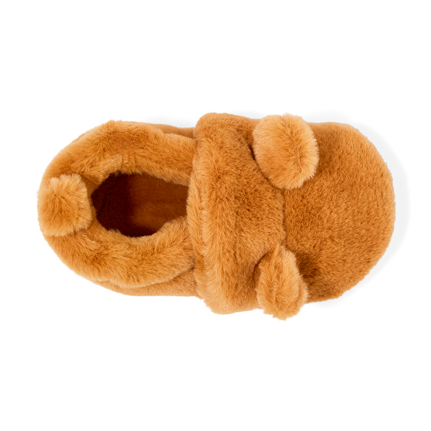 slide 6 of 6, Lullaby Lane Ears Bootie, Brown, Size 3, Size 3