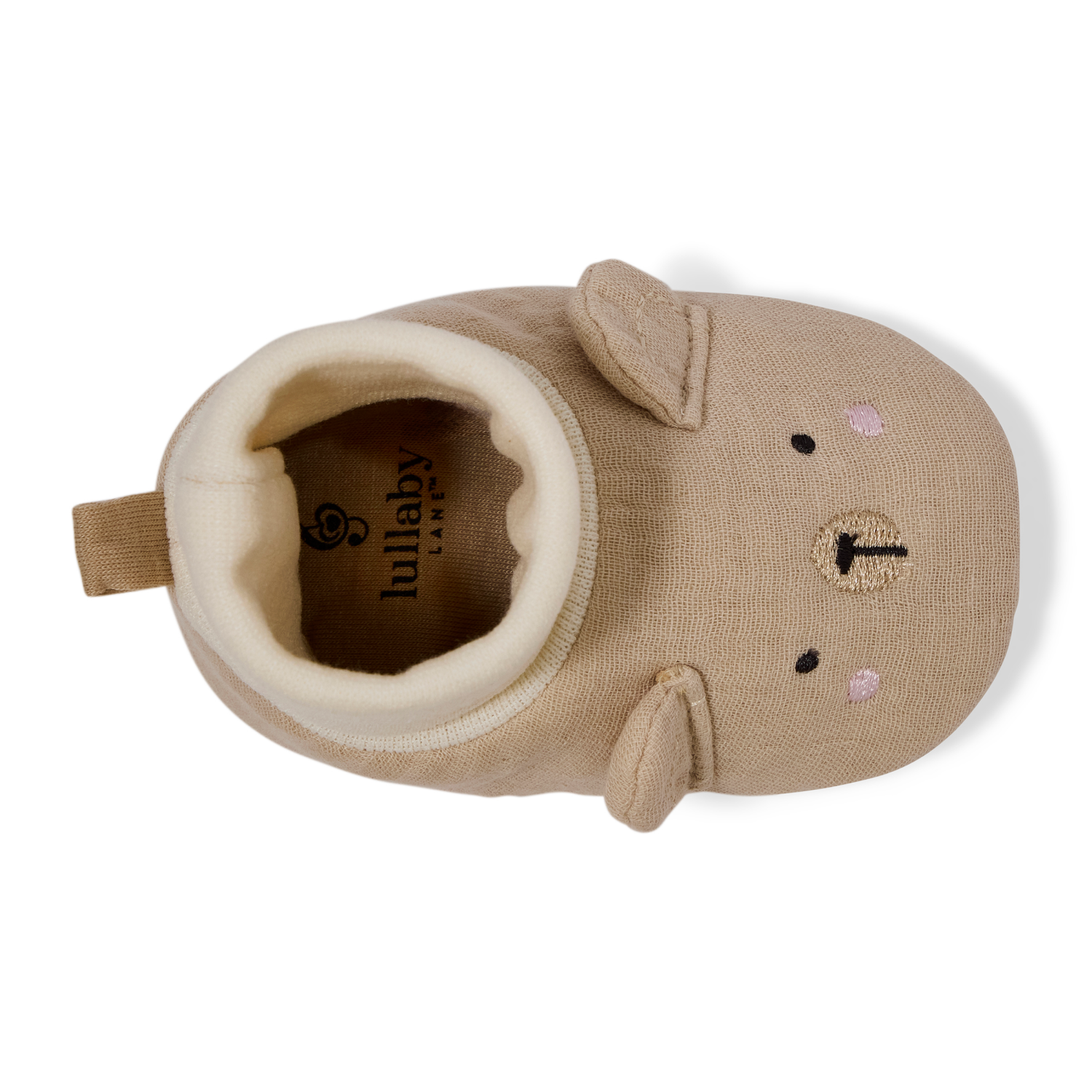 slide 6 of 6, Lullaby Lane Bear Cuff, Tan, Size 4, Size 4