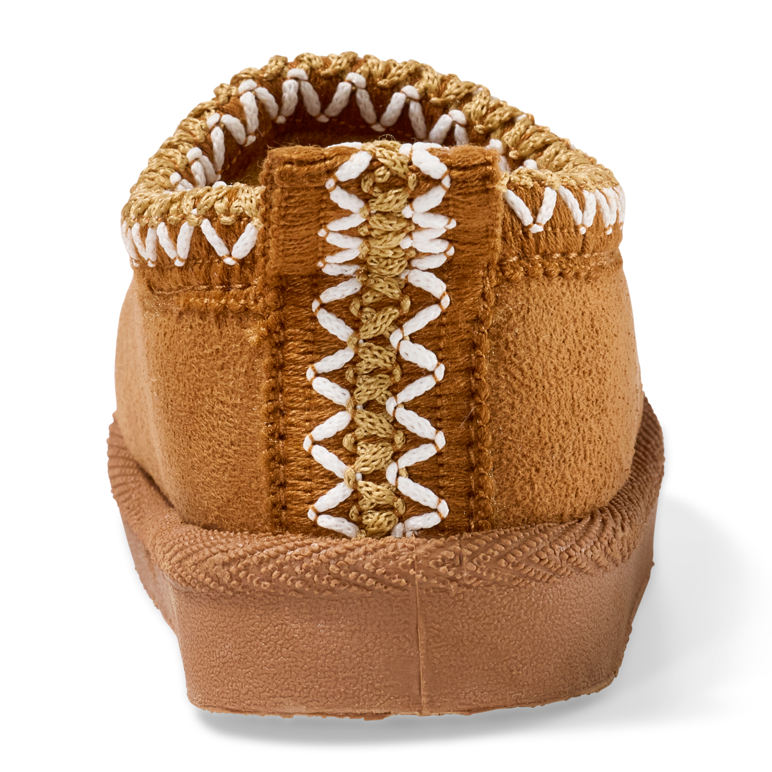slide 2 of 6, Lullaby Lane Girl Cozy Slipper, Brown, Size 3, Size 3