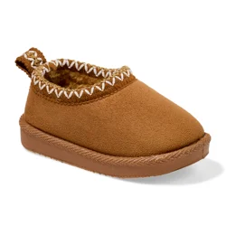 Lullaby Lane Girl Cozy Slipper, Brown, Size 5
