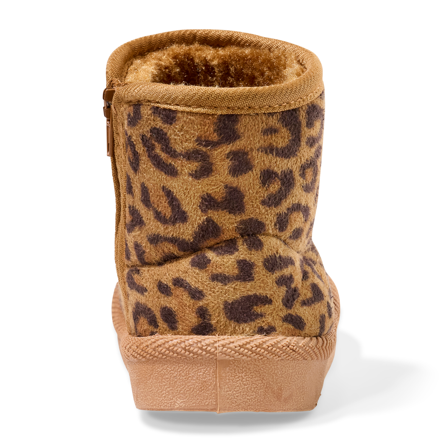 slide 2 of 6, Lullaby Lane Girl Leopard Boot, Brown, Size 5, Size 5