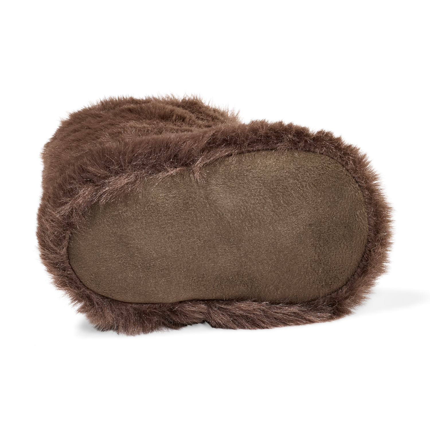 slide 3 of 6, Lullaby Lane Fur Bootie, Brown, Size 2, Size 2