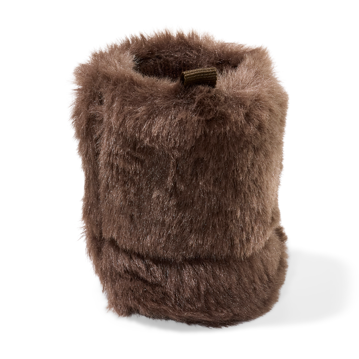 slide 2 of 6, Lullaby Lane Fur Bootie, Brown, Size 4, Size 4