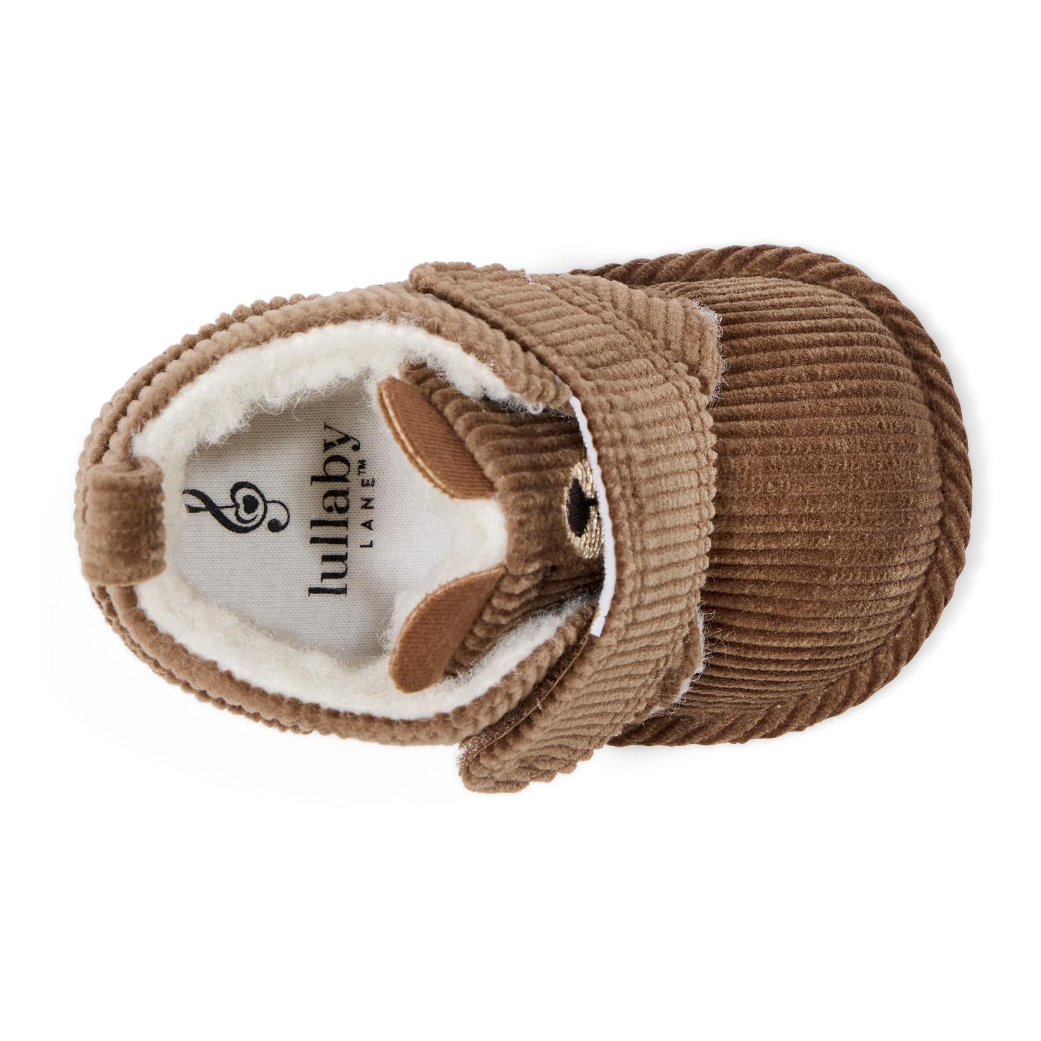 slide 6 of 6, Lullaby Lane Boy Bear Corduroy, Brown, Size 3, Size 3