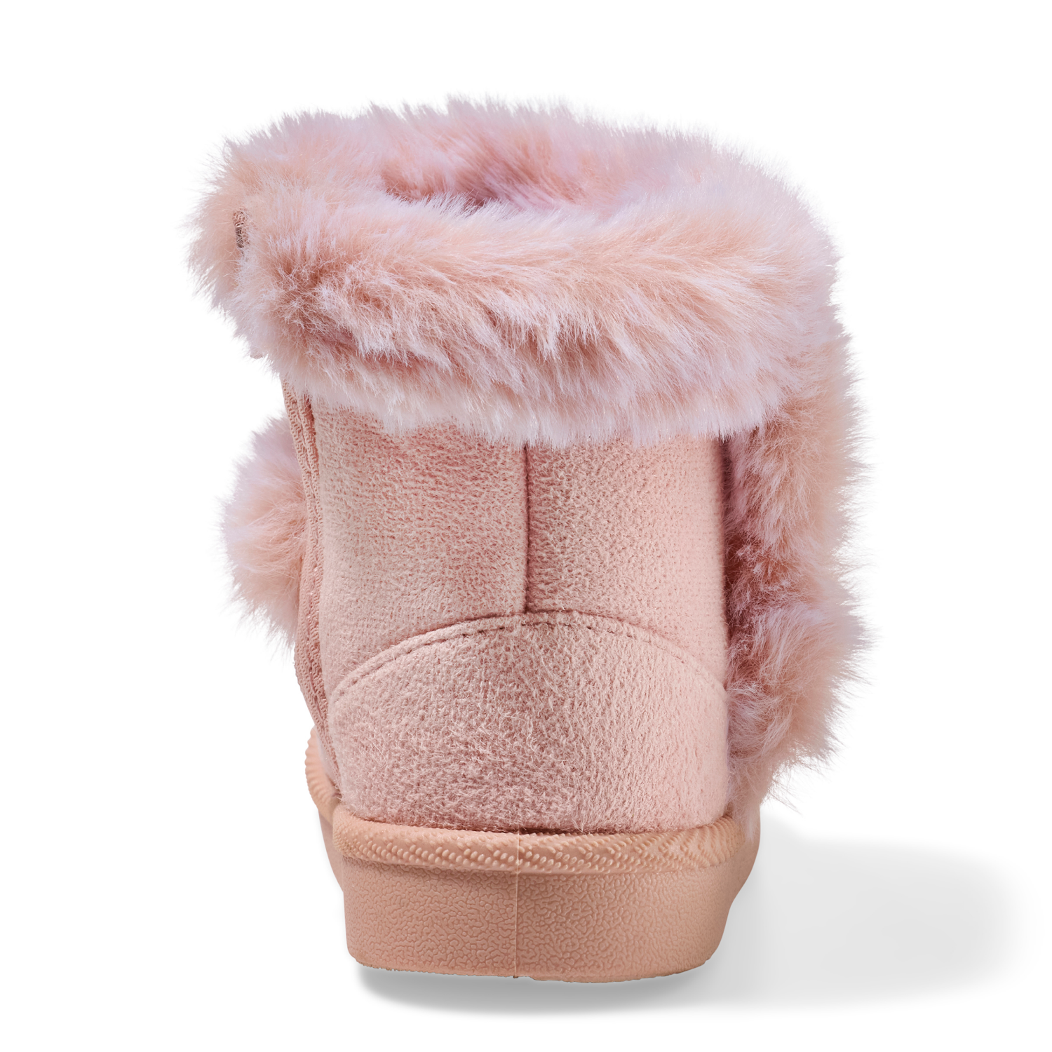 slide 2 of 6, Lullaby Lane Girl Fur Trim Boot, Pink, Size 3, Size 3