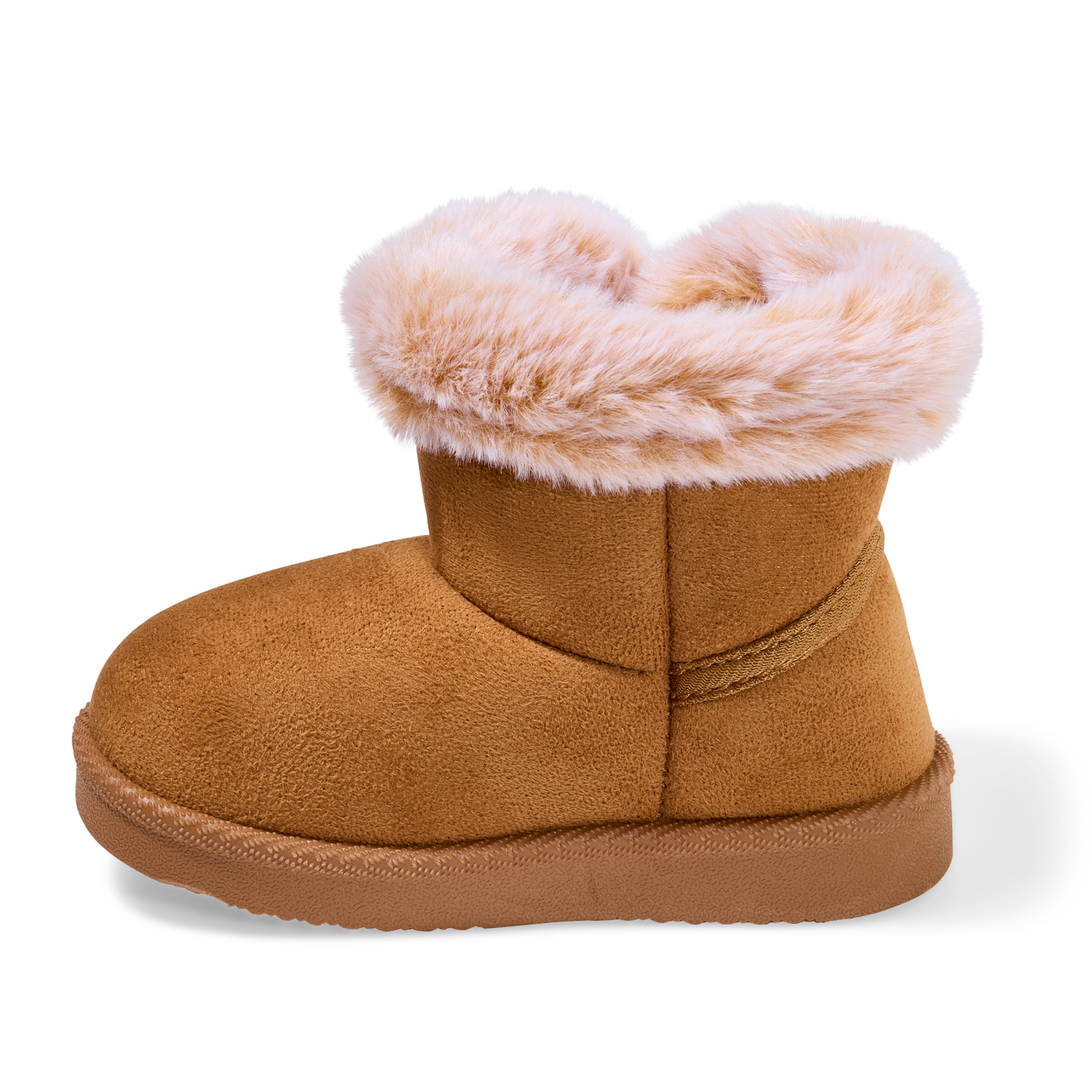 slide 4 of 6, Lullaby Lane Girl Bow Boot, Brown, Size 3, Size 3