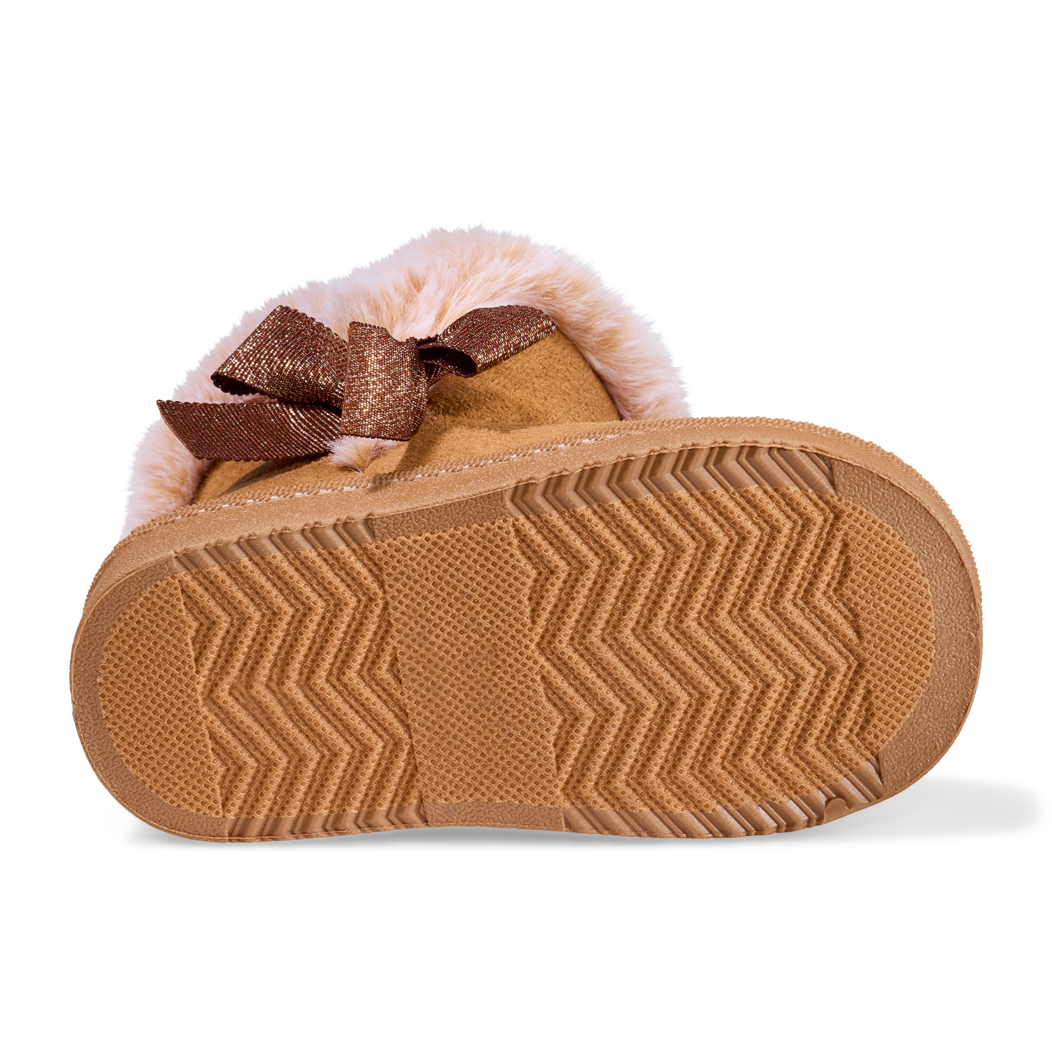 slide 3 of 6, Lullaby Lane Girl Bow Boot, Brown, Size 5, Size 5