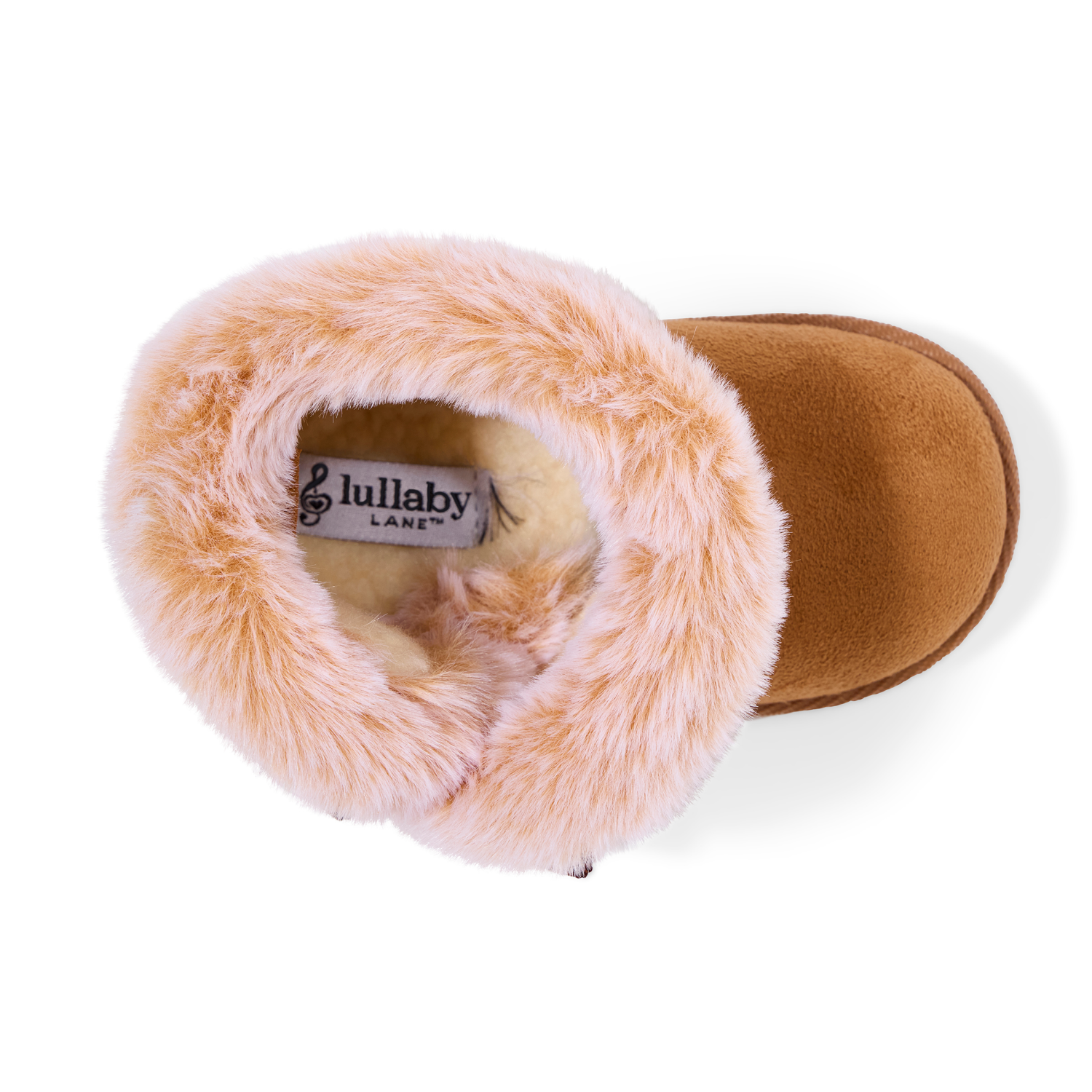 slide 6 of 6, Lullaby Lane Girl Bow Boot, Brown, Size 5, Size 5