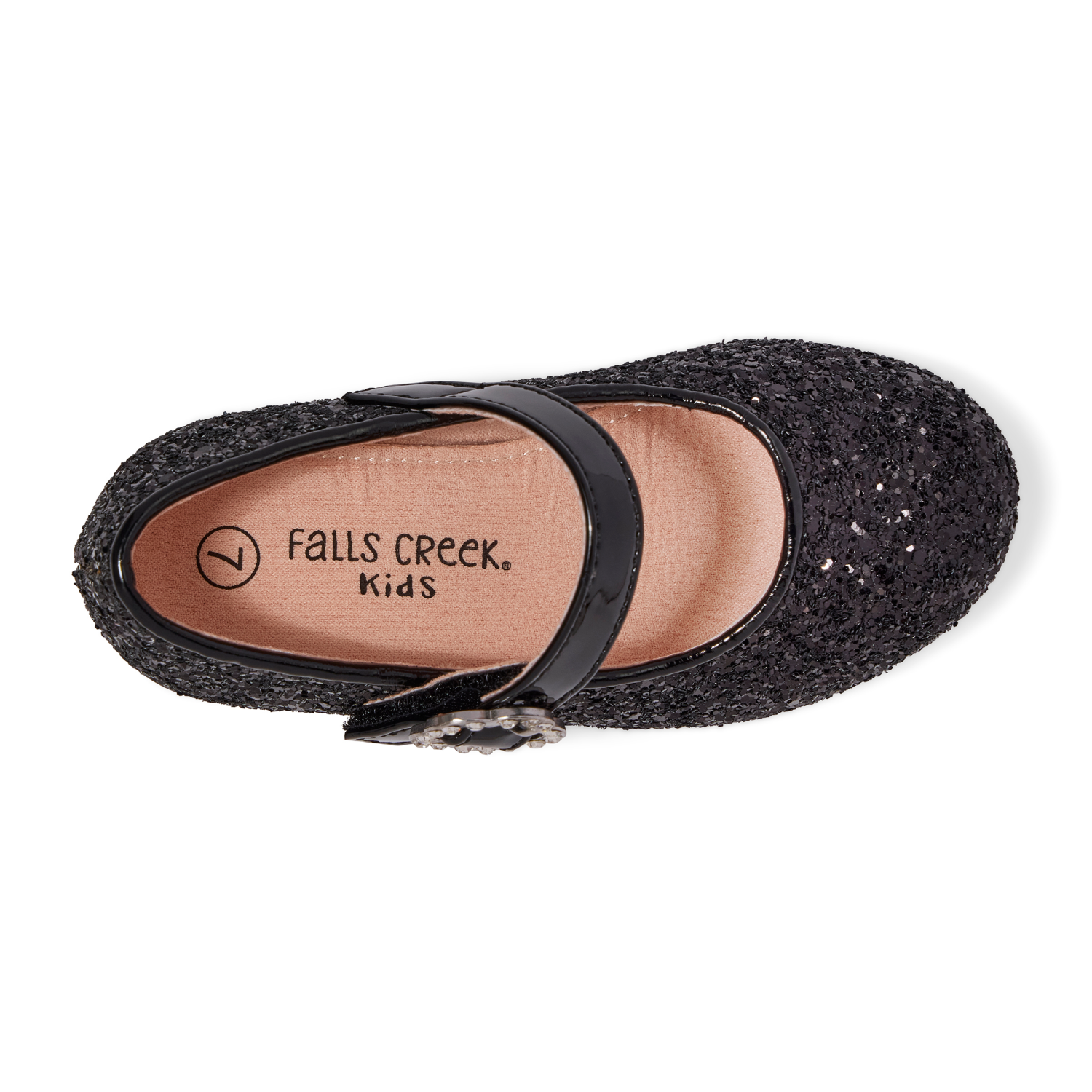 slide 6 of 6, Falls Creek Kids Fall Creek Kids Casual Margot, Black, 8, Tod Girl, 1 ct