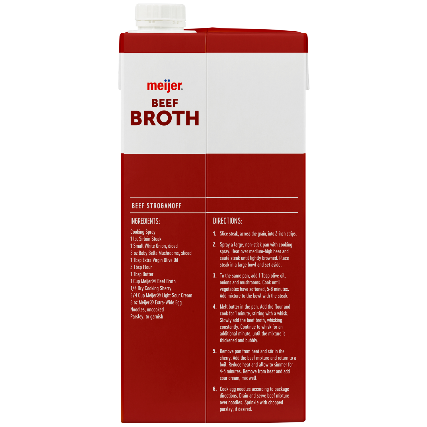 slide 2 of 4, Meijer Beef Broth, 32 oz