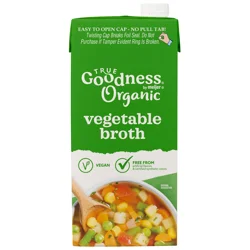 True Goodness Organic Vegetable Broth, 32 oz