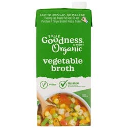 True Goodness Organic Vegetable Broth, 32 oz