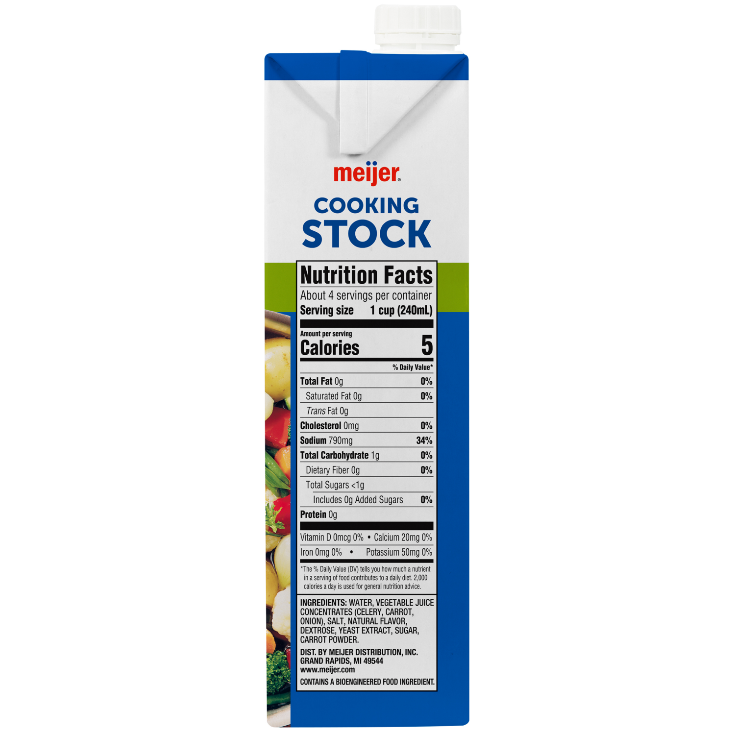 slide 4 of 4, Meijer Vegetable Stock, 32 oz