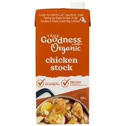 True Goodness Organic Chicken Stock, 32 oz