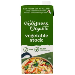 True Goodness Organic Vegetable Stock, 32 oz