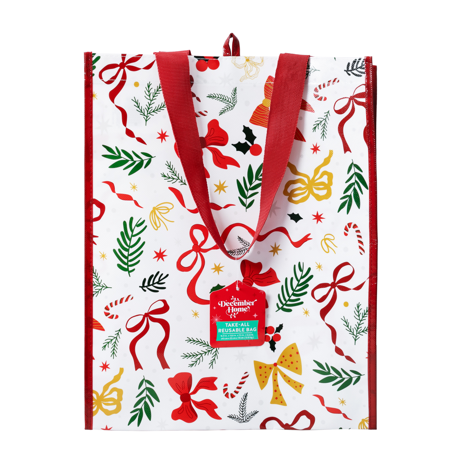 slide 1 of 3, December Home Take-All Bows, 1 ct