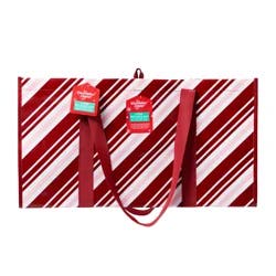 December Home Large Utility Tote Candycane
