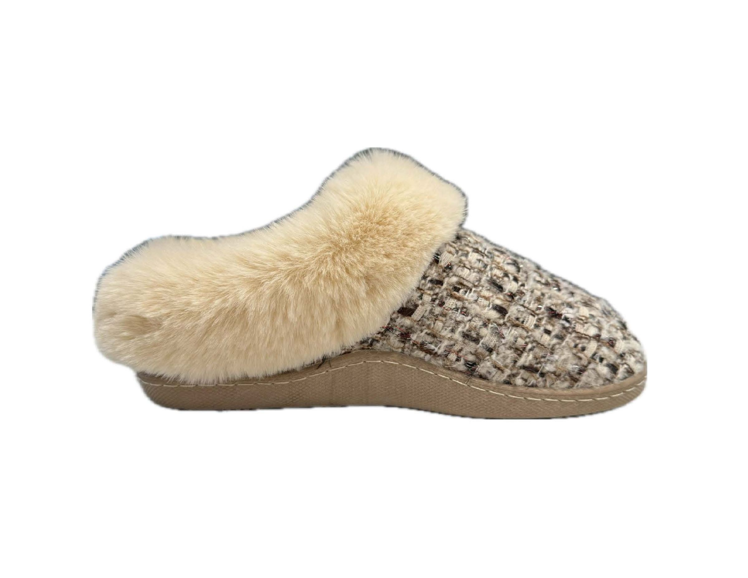 slide 5 of 8, Falls Creek Women's Slipper Maeve, Cream, Size M, 1 ct