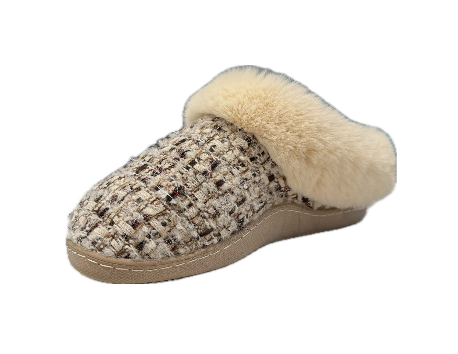 slide 6 of 8, Falls Creek Women's Slipper Maeve, Cream, Size M, 1 ct
