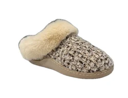 Falls Creek Women's Slipper Maeve, Cream, Size L