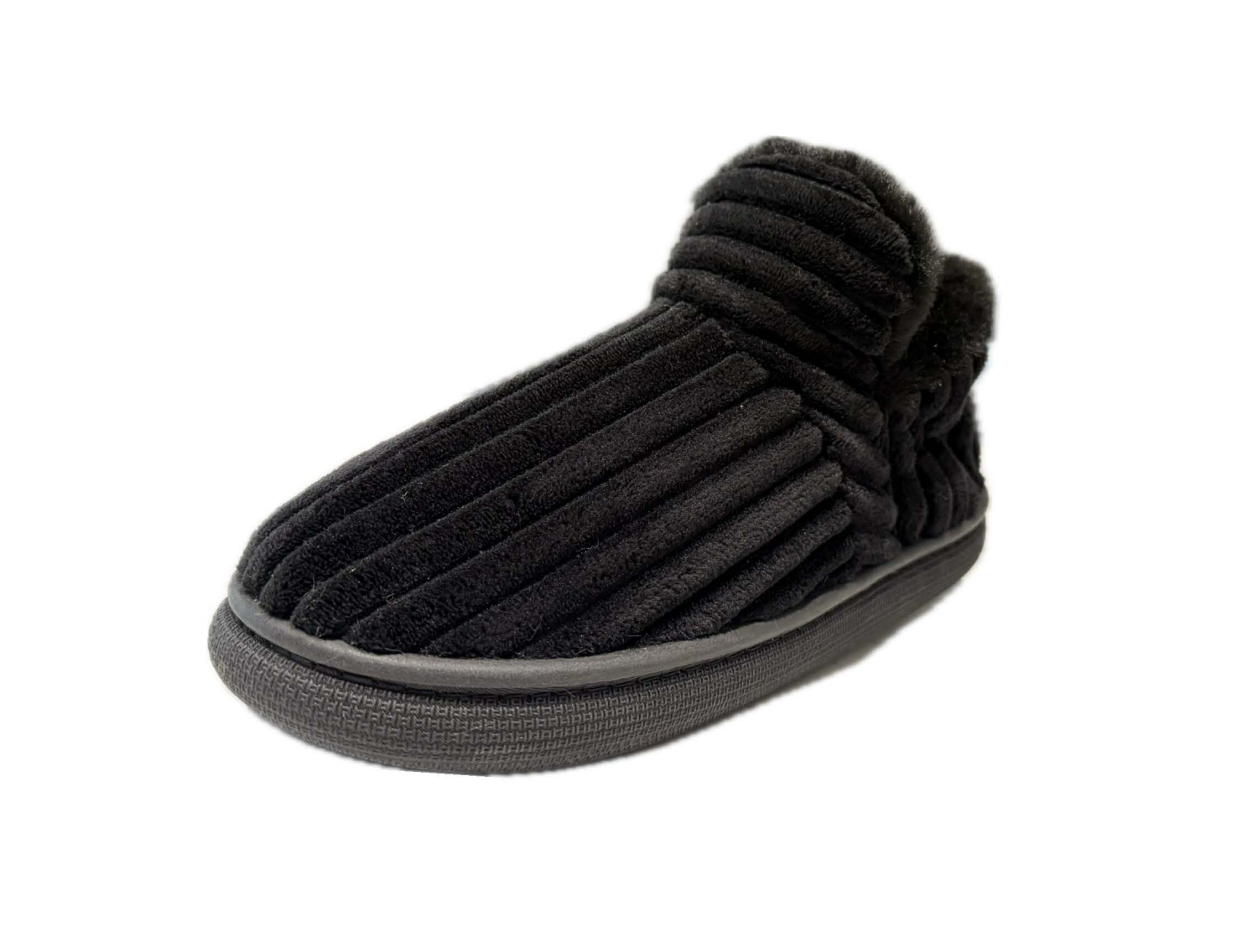 slide 6 of 8, Falls Creek Women's Slipper Evie, Black, Size S, 1 ct