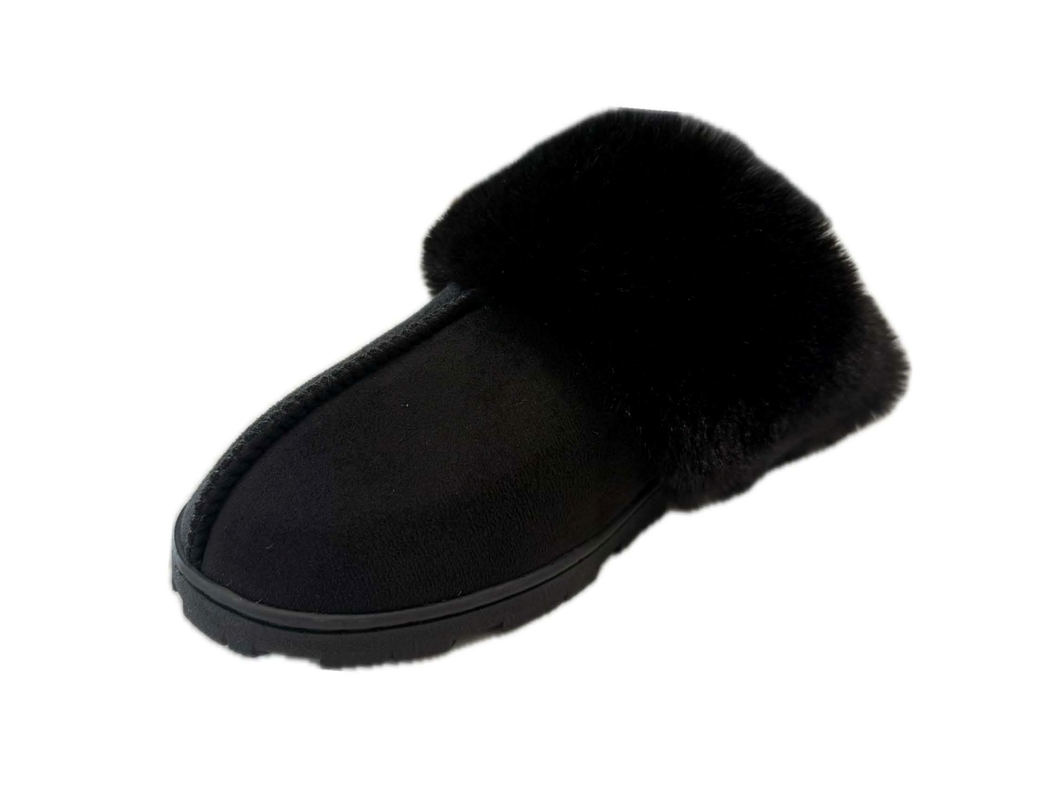 slide 6 of 8, Falls Creek Women's Slipper Lena, Black, Size S, 1 ct