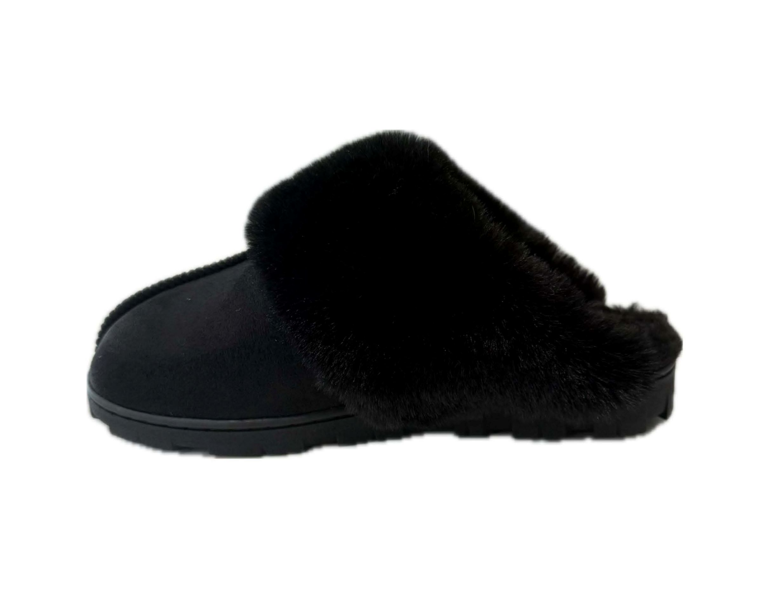 slide 4 of 8, Falls Creek Women's Slipper Lena, Black, Size XL, XL